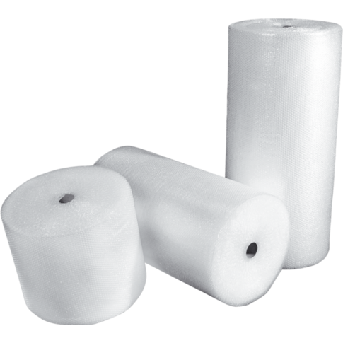 Folie, luchtkussenfolie, LDPE, 120cm, 150m, 80my, 4mm, transparant