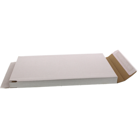 SendProof® Brievenbusdoos, A4, golfkarton, 350x250x28mm, wit